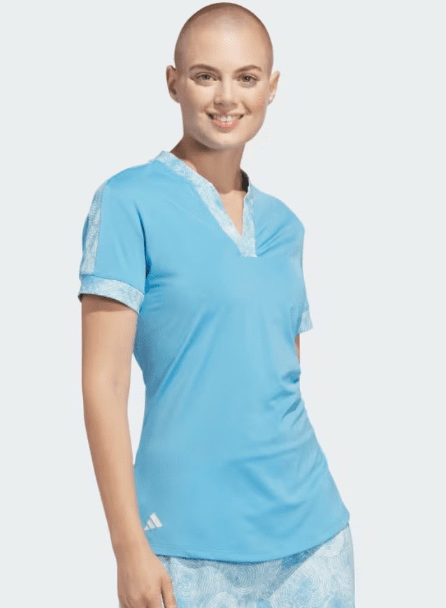 Adidas W ULTC PRT Short Sleeve Women's Polo - Image 2