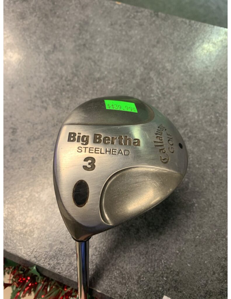 Trade In Callaway Big Bertha Steelhead 3 Wood LH