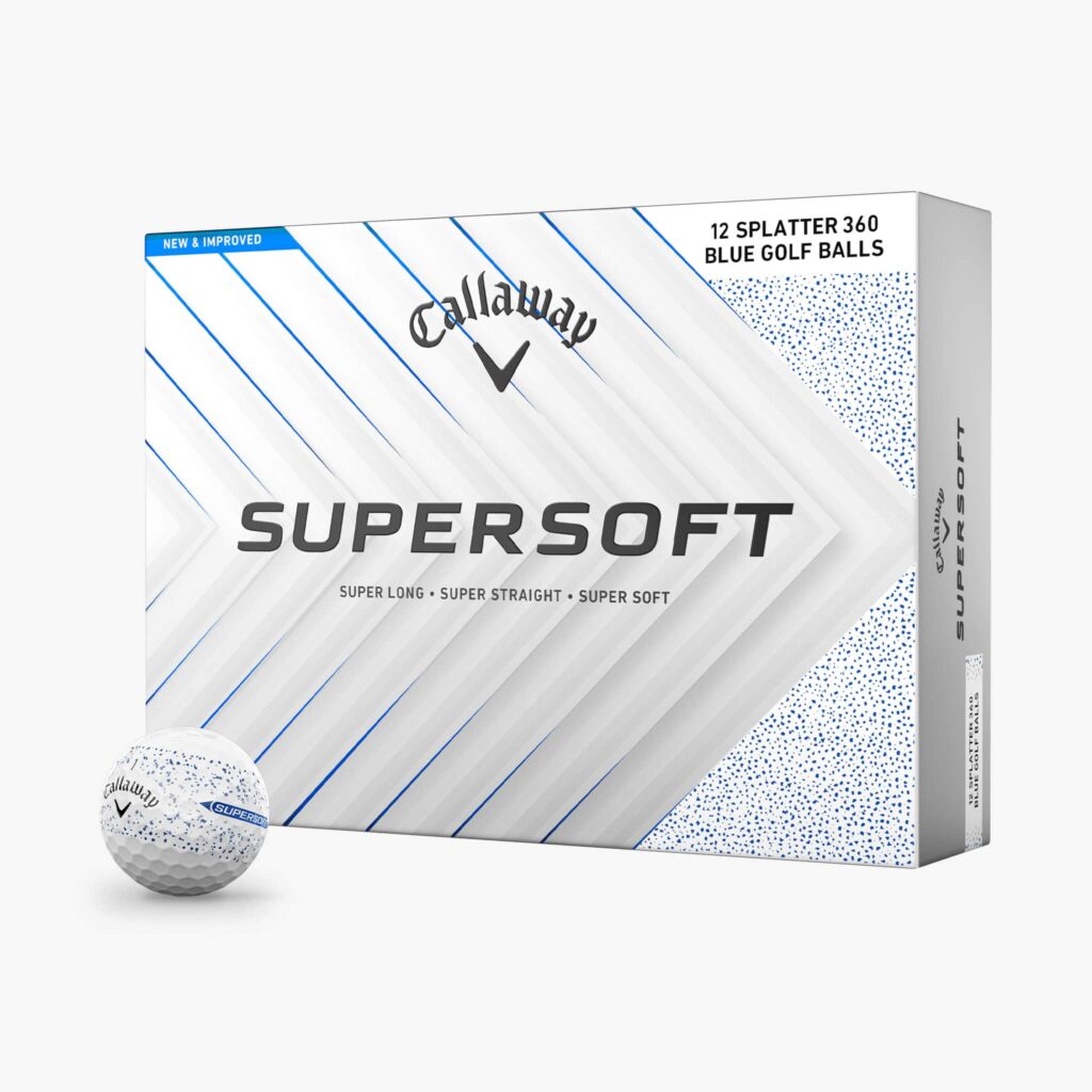Callaway Supersoft Splatter 25 Golf Balls Dozen