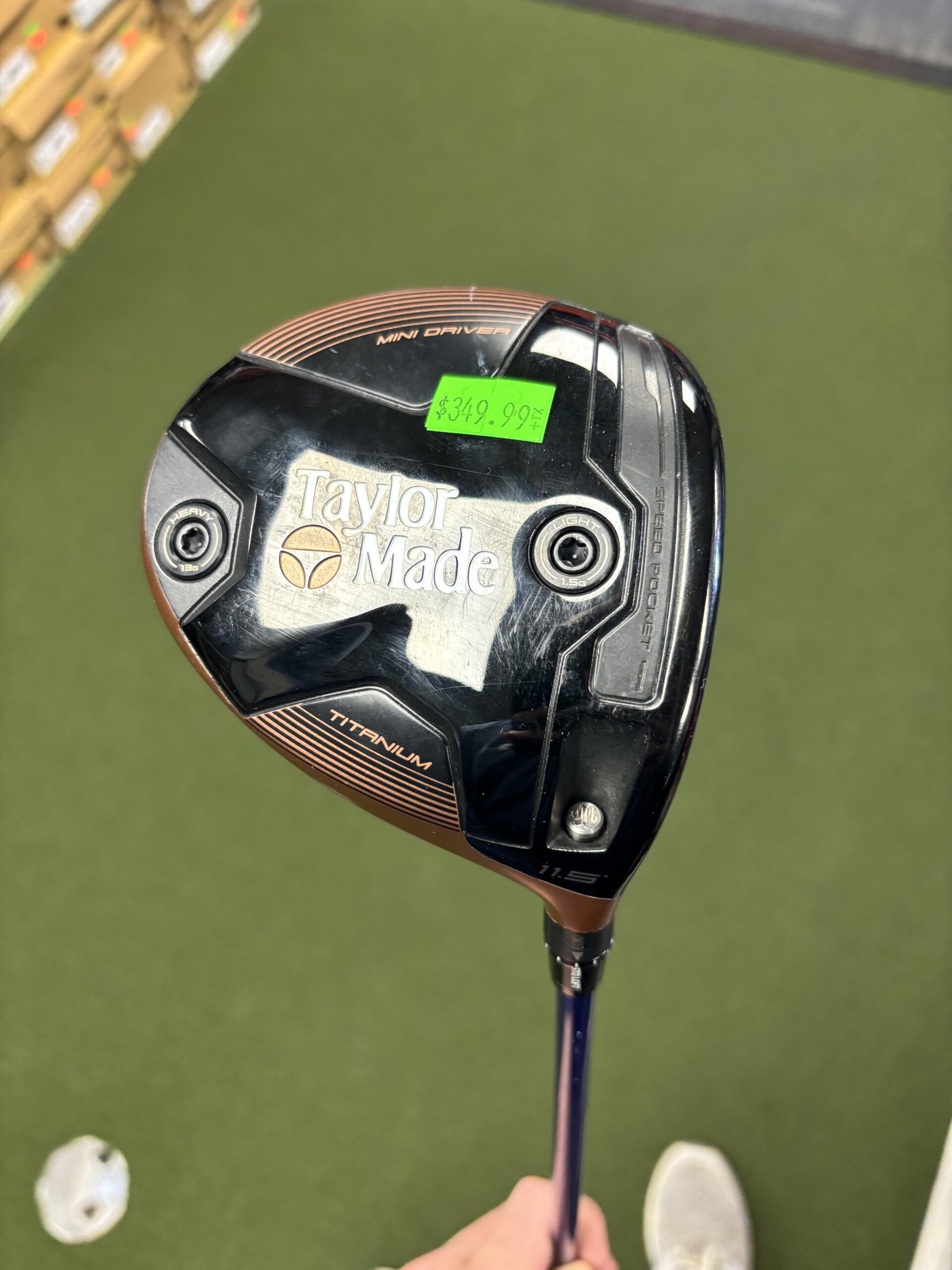 Trade in Taylormade Burner Mini Copper 11.5 RH Stiff Flex