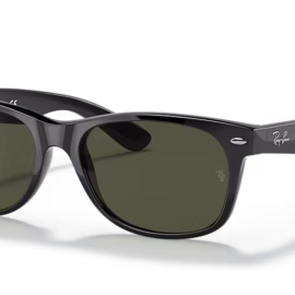 Ray Ban New Wayfarer Black Polished G-15 Green