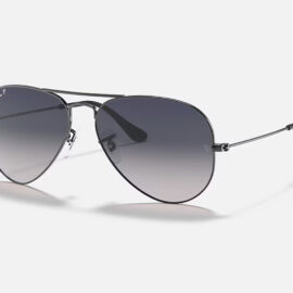 Ray Ban Aviator Large Metal Gunmetal Grey Gradient