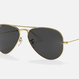 Ray Ban Aviator Large Metal Legend Black Gold