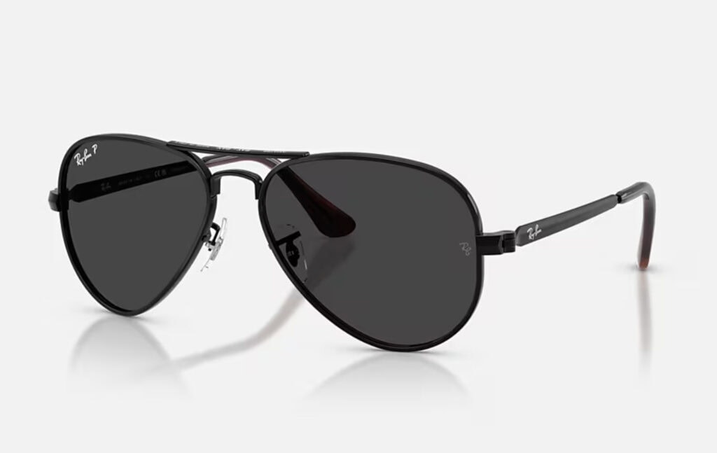 Ray Ban Aviator Max Black Black Polarized