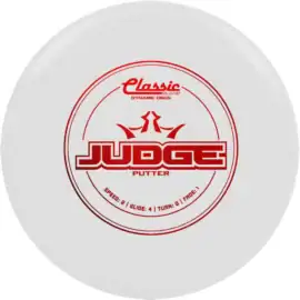Dynamic Disc Putter Classic Blend Judge Golf Disc White