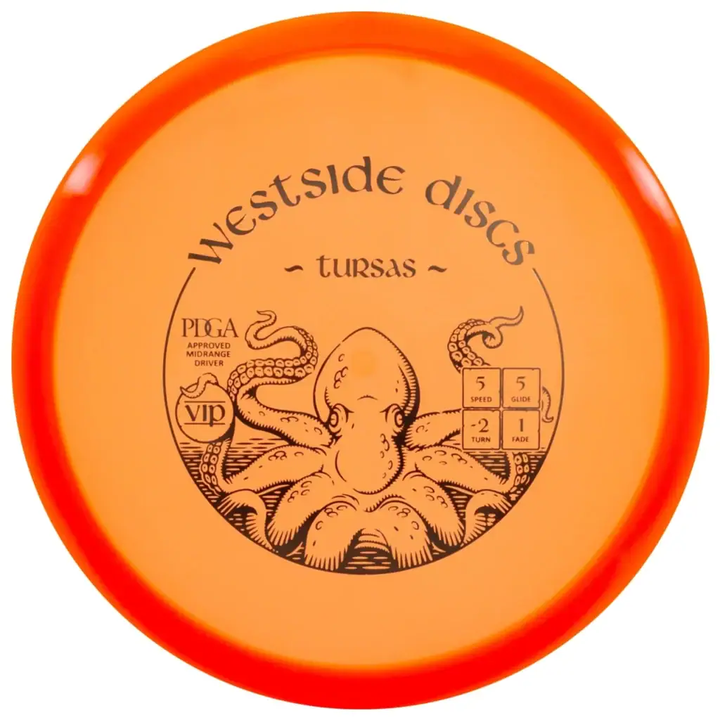 Westside Discs Midrange VIP Tursas Golf Disc Orange