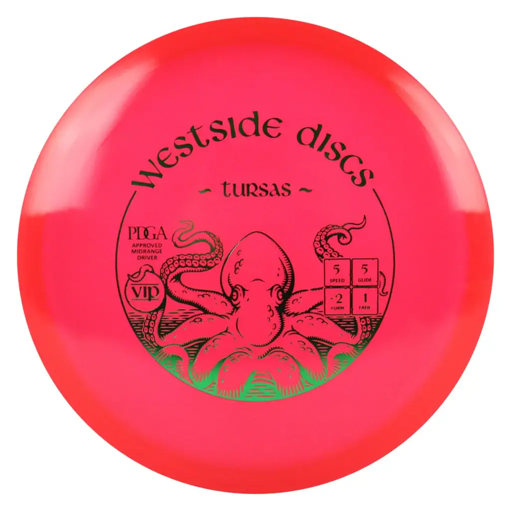 Westside Discs Midrange VIP Tursas Golf Disc Red