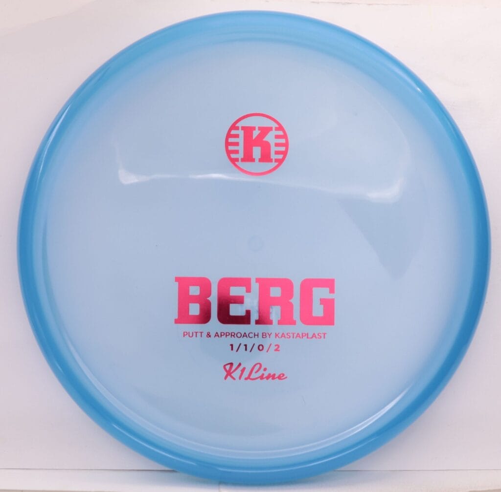Kastaplast Putter K1 Berg Golf Disc Light Blue Transparent