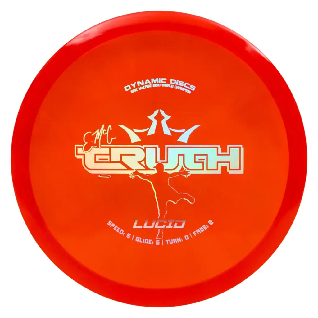 Dynamic Discs Midrange Lucid EMac Truth Golf Disc Red