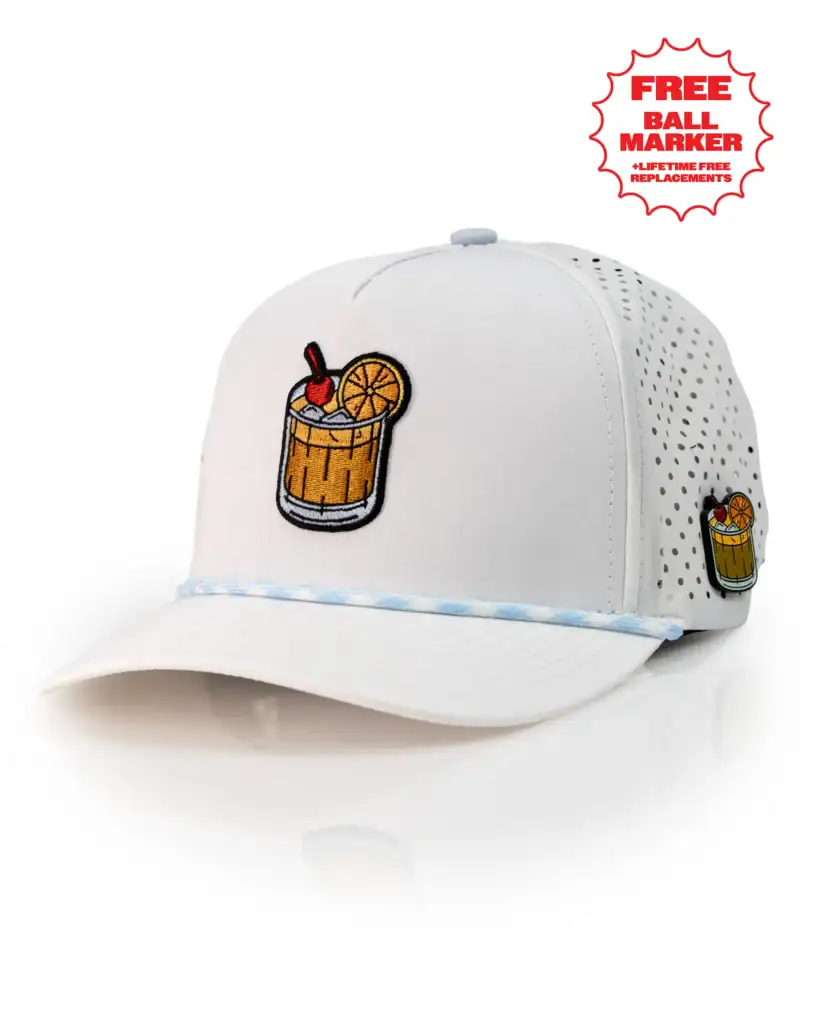 Pins and Aces Perforated Rope Hat Old Fashioned